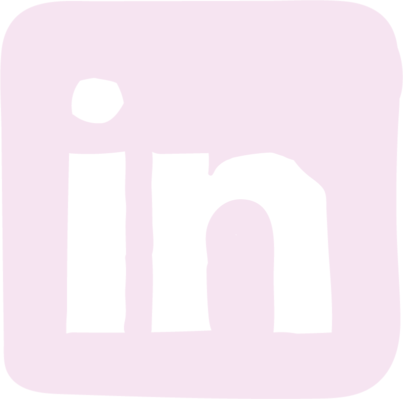 LinkedIn logo tegnet af helena lenskjold